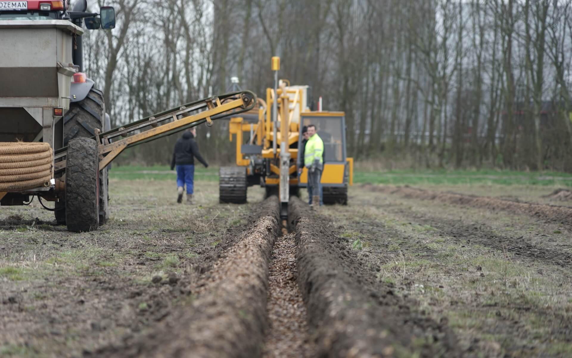 verticaal draineren tuin